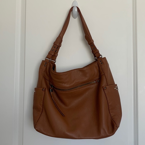 The Sak Handbags - The Sak Women’s Leather Hobo Shoulder Bag Purse Brown